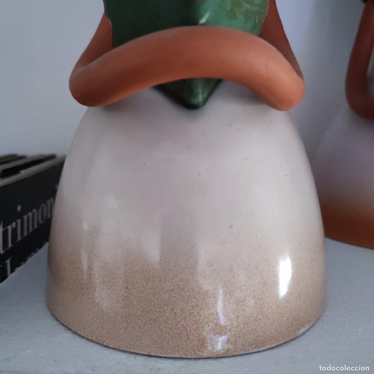 Antig&uuml;edades: Figura de cer&aacute;mica esmaltada - Foto 4