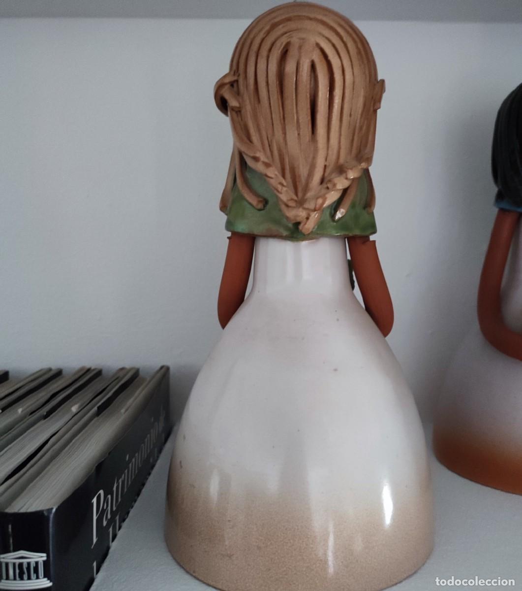 Antig&uuml;edades: Figura de cer&aacute;mica esmaltada - Foto 6