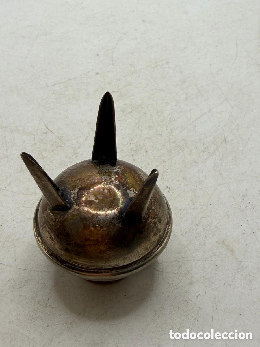 Antig&uuml;edades: Antiguo Recipiente Plateado - Foto 4
