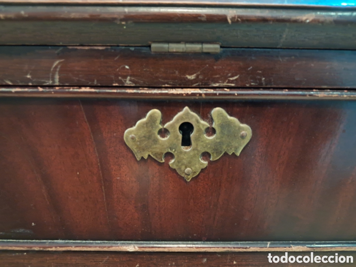 Antig&uuml;edades: Secreter con marca a fuego - Foto 11