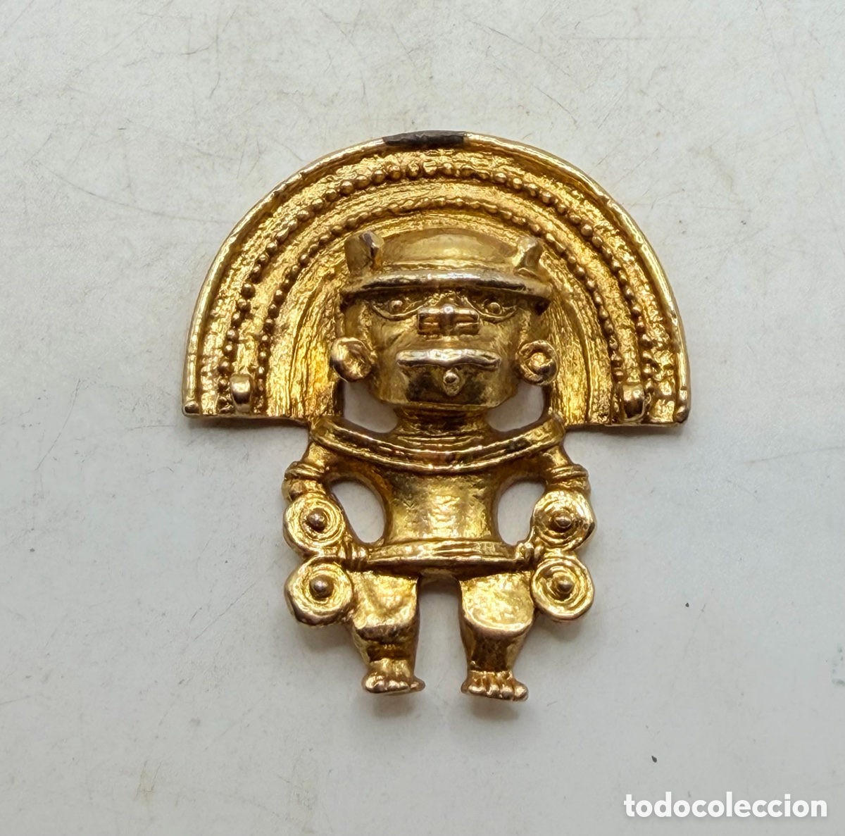 Antiquit&auml;ten: Antigua Figura Azteca Dorada