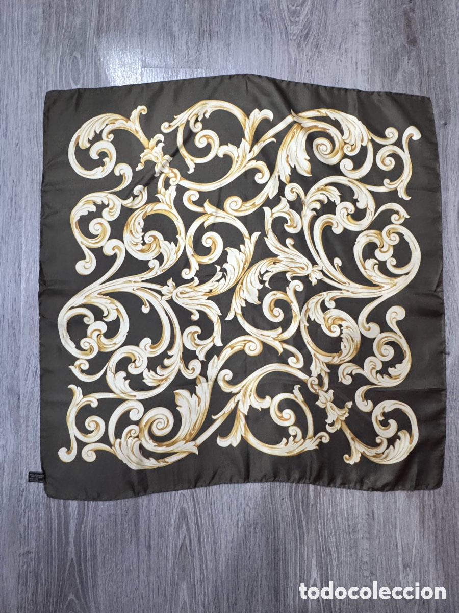Antiquit&auml;ten: ANTIGUO PA&Ntilde;UELO DE SEDA VINTAGE DI&Aacute;METRO 69cm x 69cm