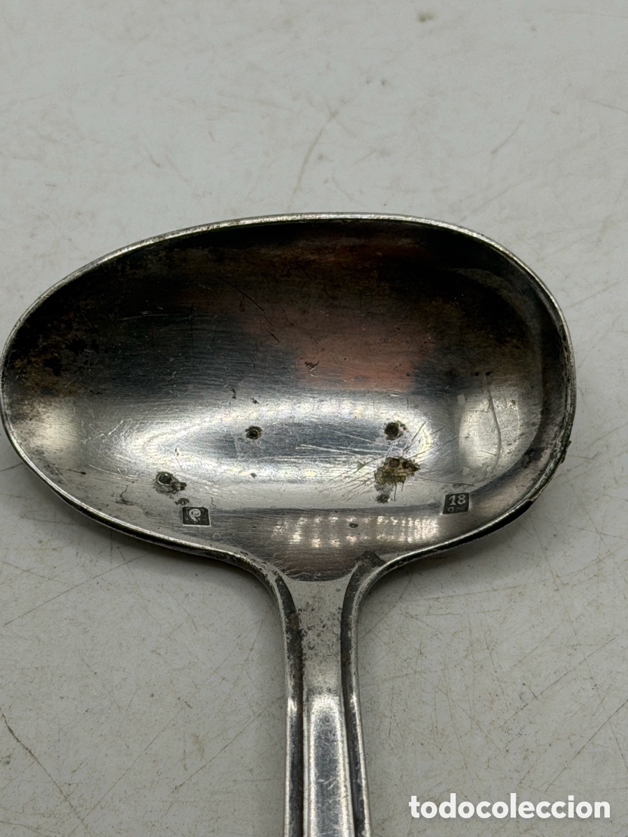 Antig&uuml;edades: Antiguo Cuchar&oacute;n Plateado - Foto 5