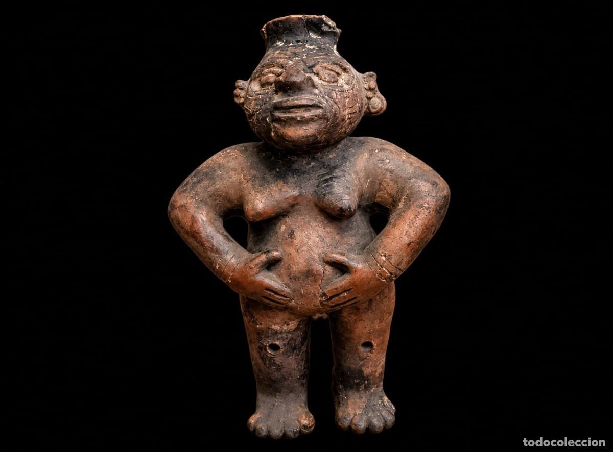 Antig&uuml;edades: Arqueolog&iacute;a. Figura Diosa Fertilidad Costa Rica 800 d.c.