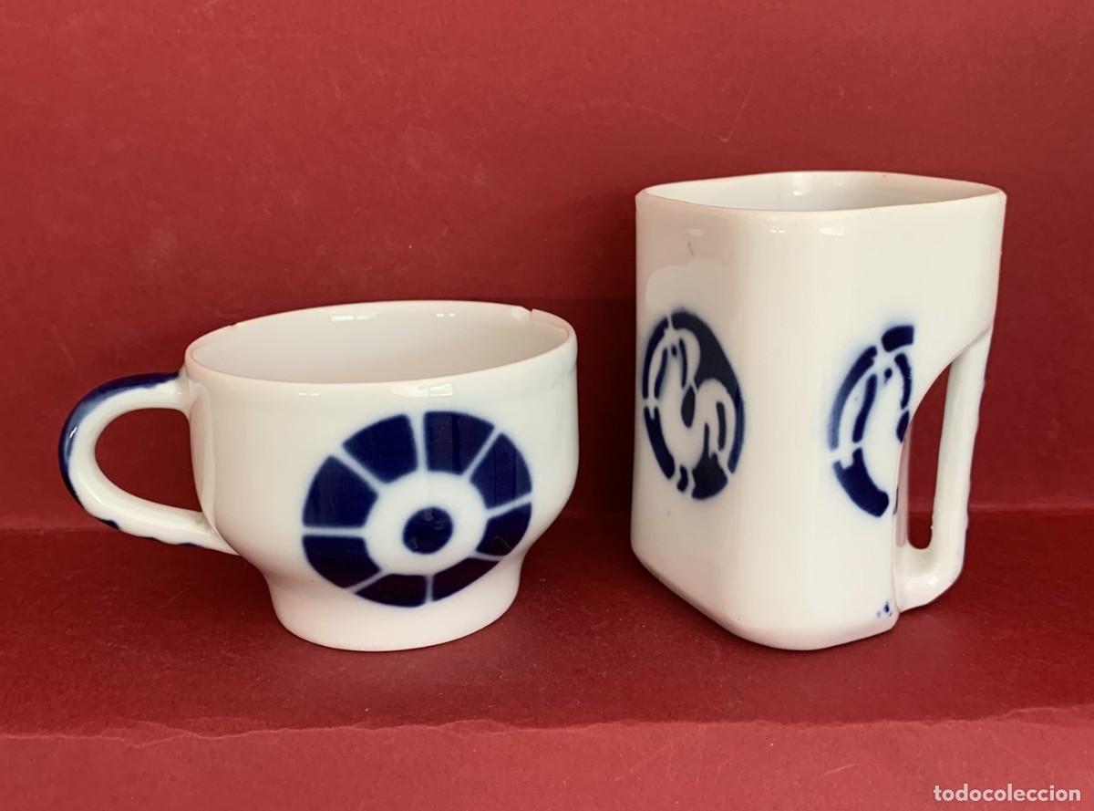 Antig&uuml;edades: SARGADELOS, DOS TAZAS DE CAF&Eacute;