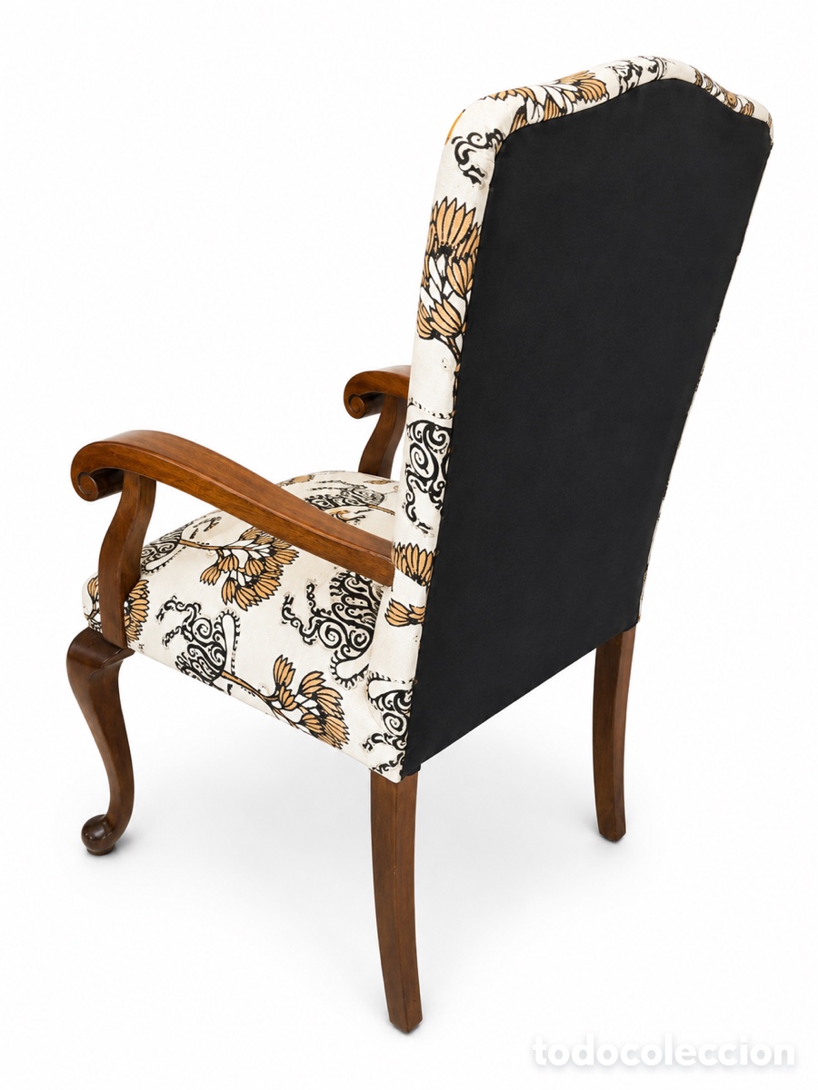 Antig&uuml;edades: Sill&oacute;n Library Queen Anne 1950&rsquo;s - Foto 2