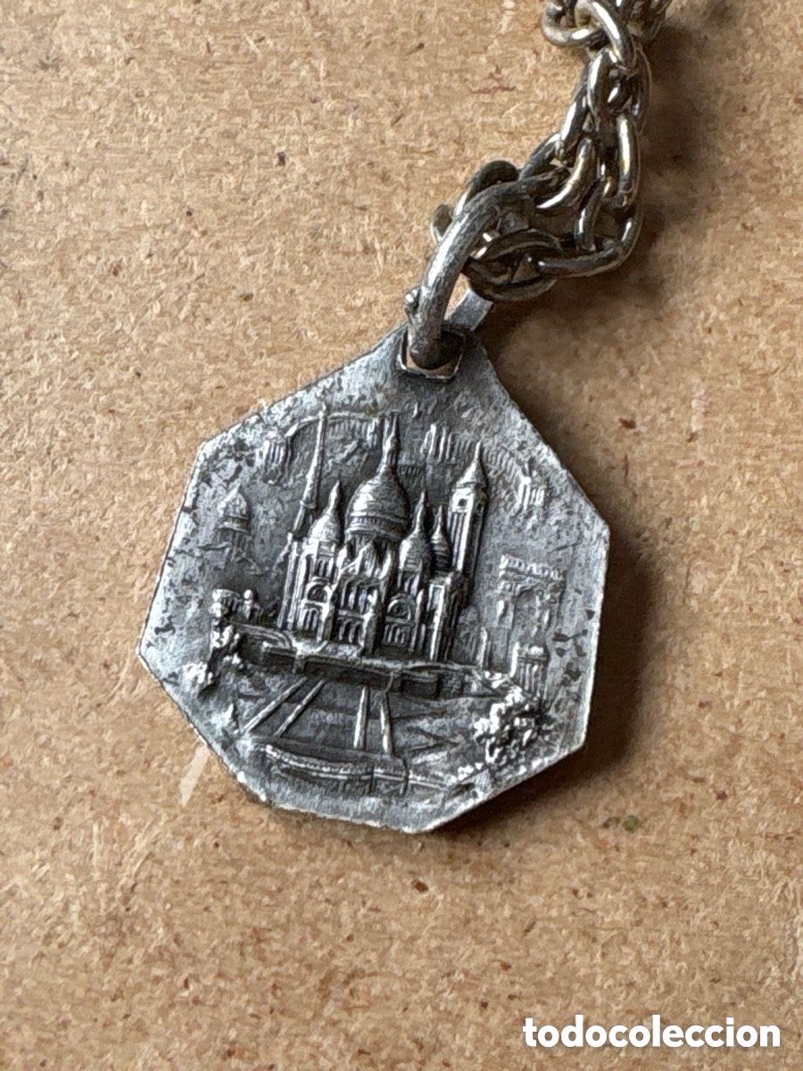 Antig&uuml;edades: Cadena y medalla religiosa (A7) - Foto 3