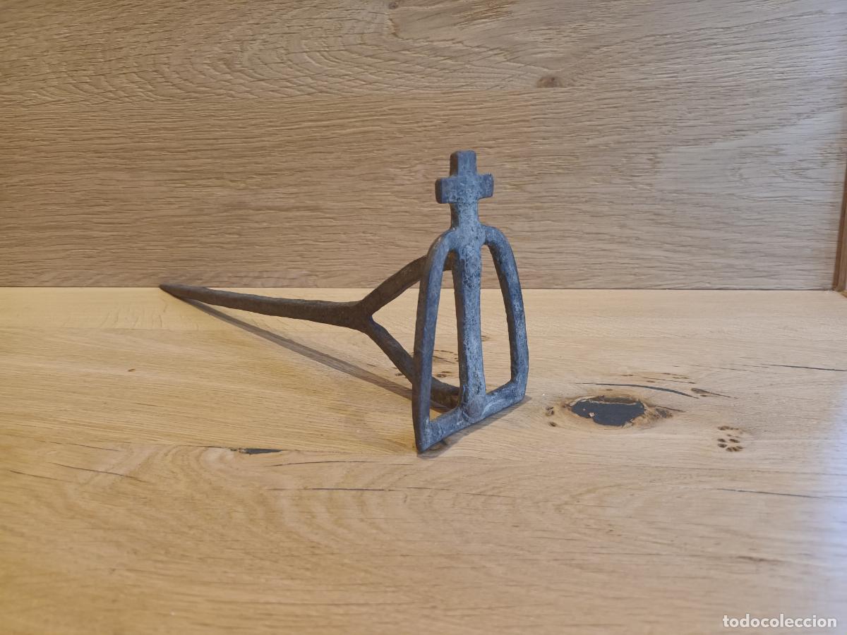 Antig&uuml;edades: ANTIGUO MARCADOR DE PASTOR PARA GANADO. MARCA DE PEZ PARA OBEJAS. ARTE PASTORIL.