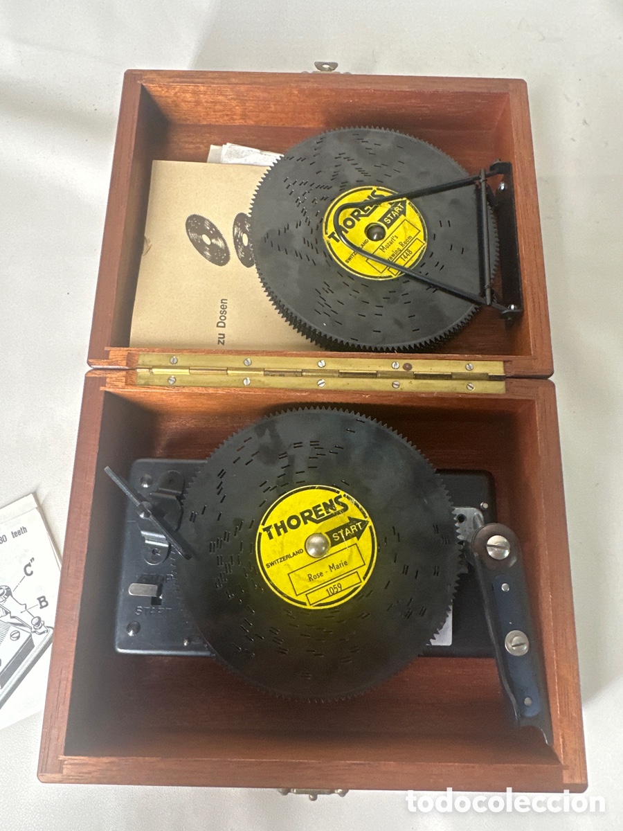 Antiguidades: Antigua caja de musica Thorens Suiza
