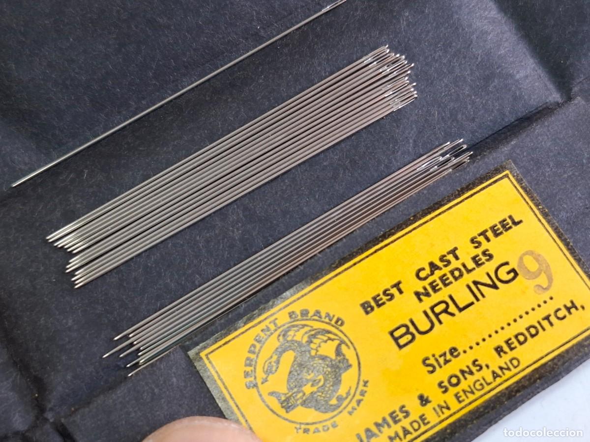 Antig&uuml;edades: 4 BLISTER DE AGUJAS NUEVAS N&ordm;9 - Foto 2