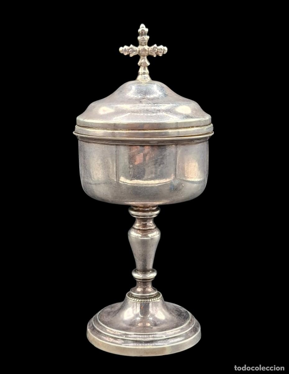 Antiguidades: COPA LITURGICA CON CRUZ PARA LAS OSTIAS CONSAGRADAS