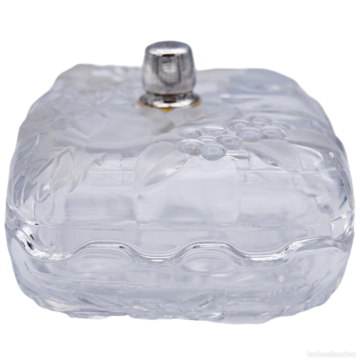Antig&uuml;edades: Joyero de cristal y plata - Foto 1