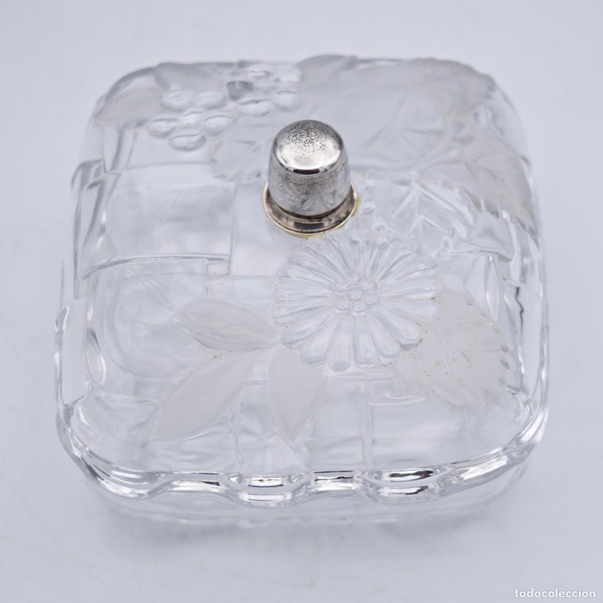 Antig&uuml;edades: Joyero de cristal y plata - Foto 2