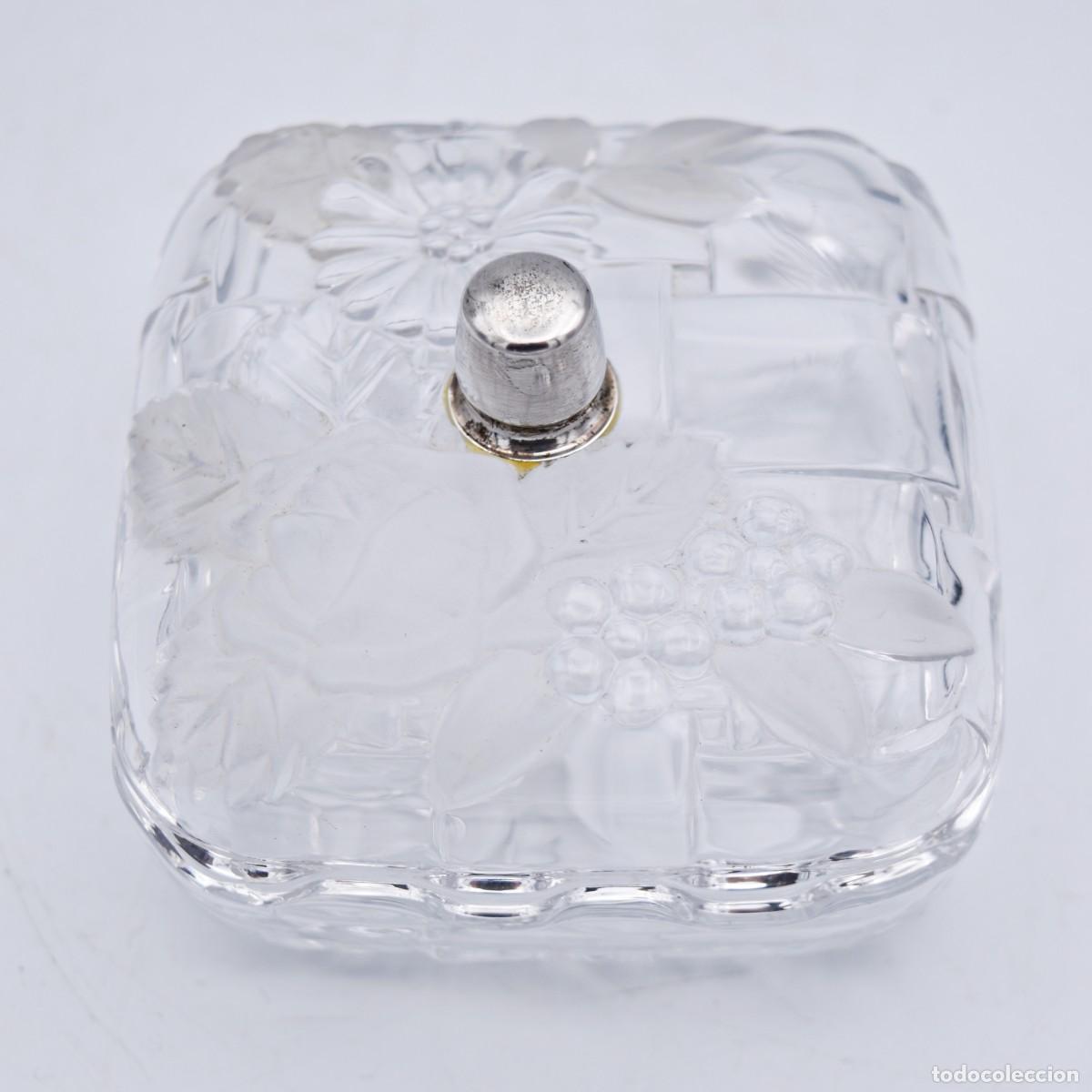 Antig&uuml;edades: Joyero de cristal y plata - Foto 4