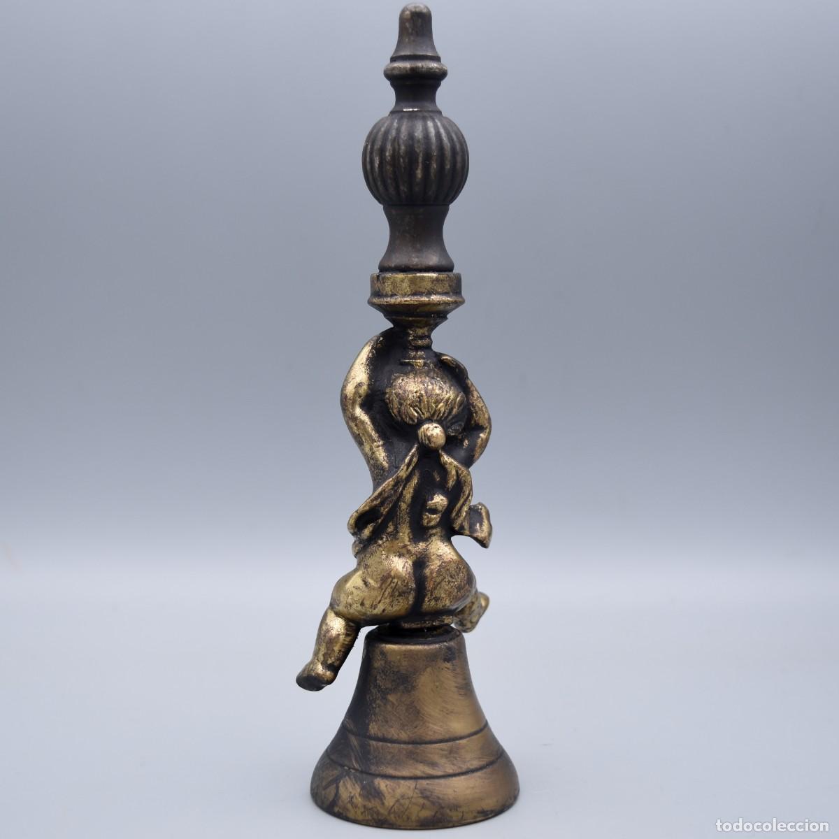 Antig&uuml;edades: Campana de bronce - Putti - Foto 4