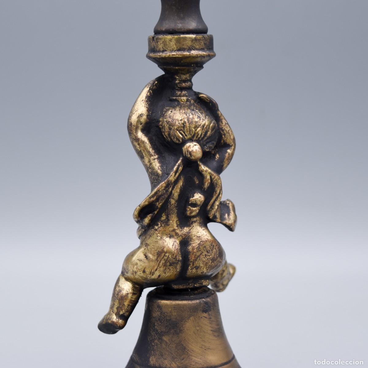 Antig&uuml;edades: Campana de bronce - Putti - Foto 5