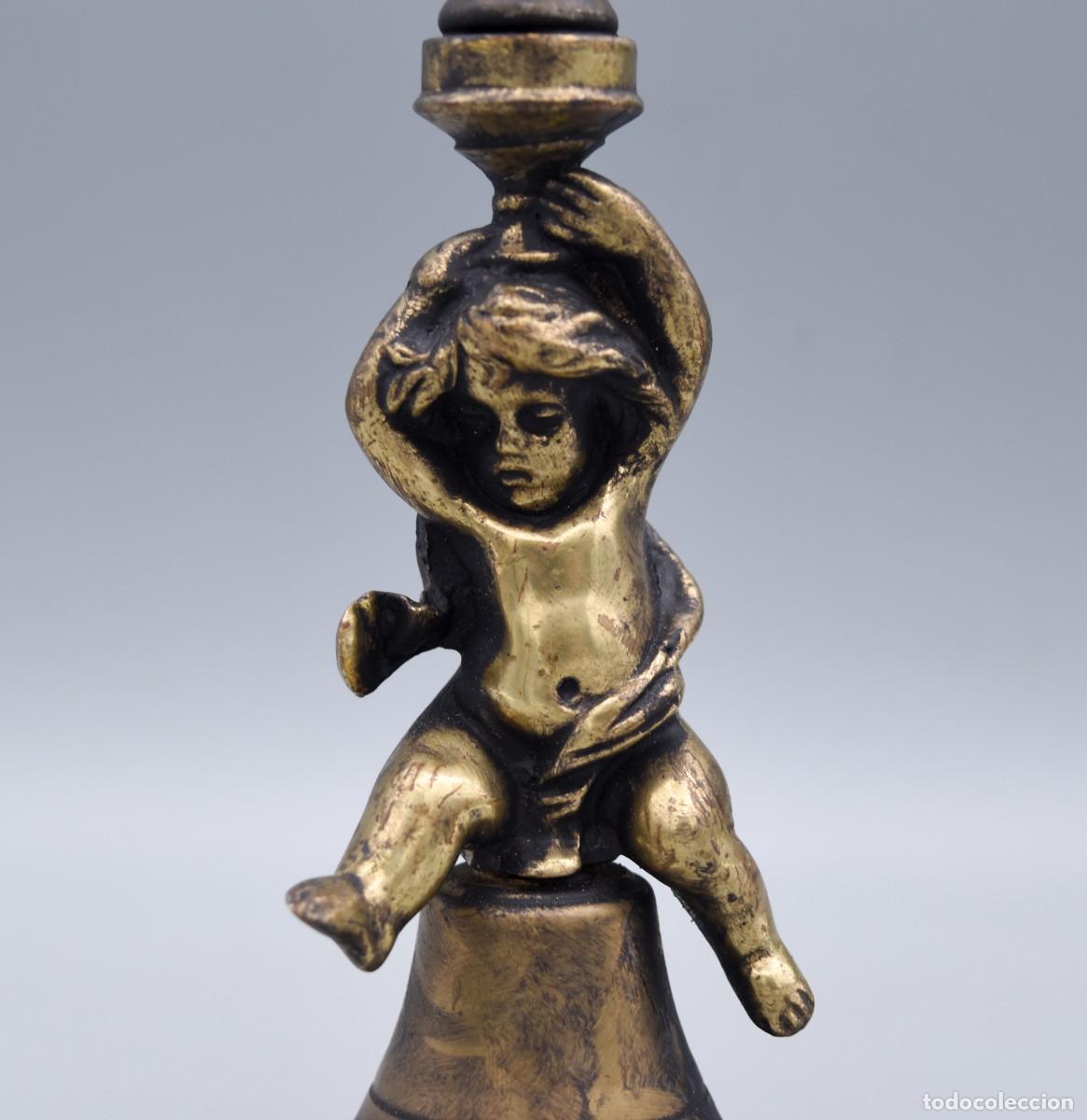 Antig&uuml;edades: Campana de bronce - Putti - Foto 7
