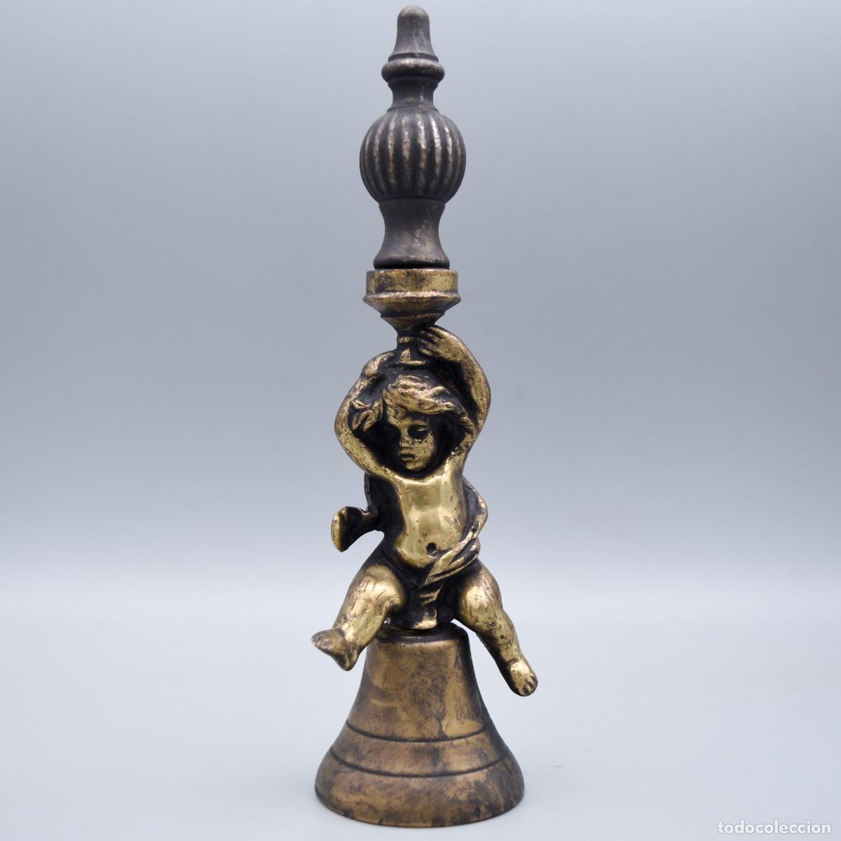 Antig&uuml;edades: Campana de bronce - Putti - Foto 10