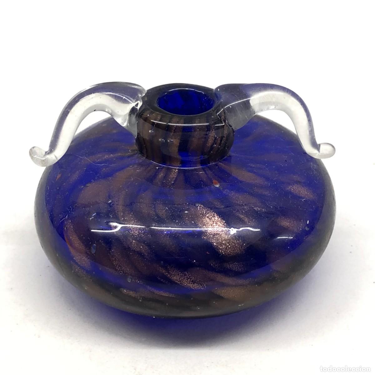 Antig&uuml;edades: PRECIOSO JARRITA DE CRISTAL DE MURANO - PERFUME - RAR&Iacute;SIMO - PIEZA DE MUSEO - 8 CM / 550