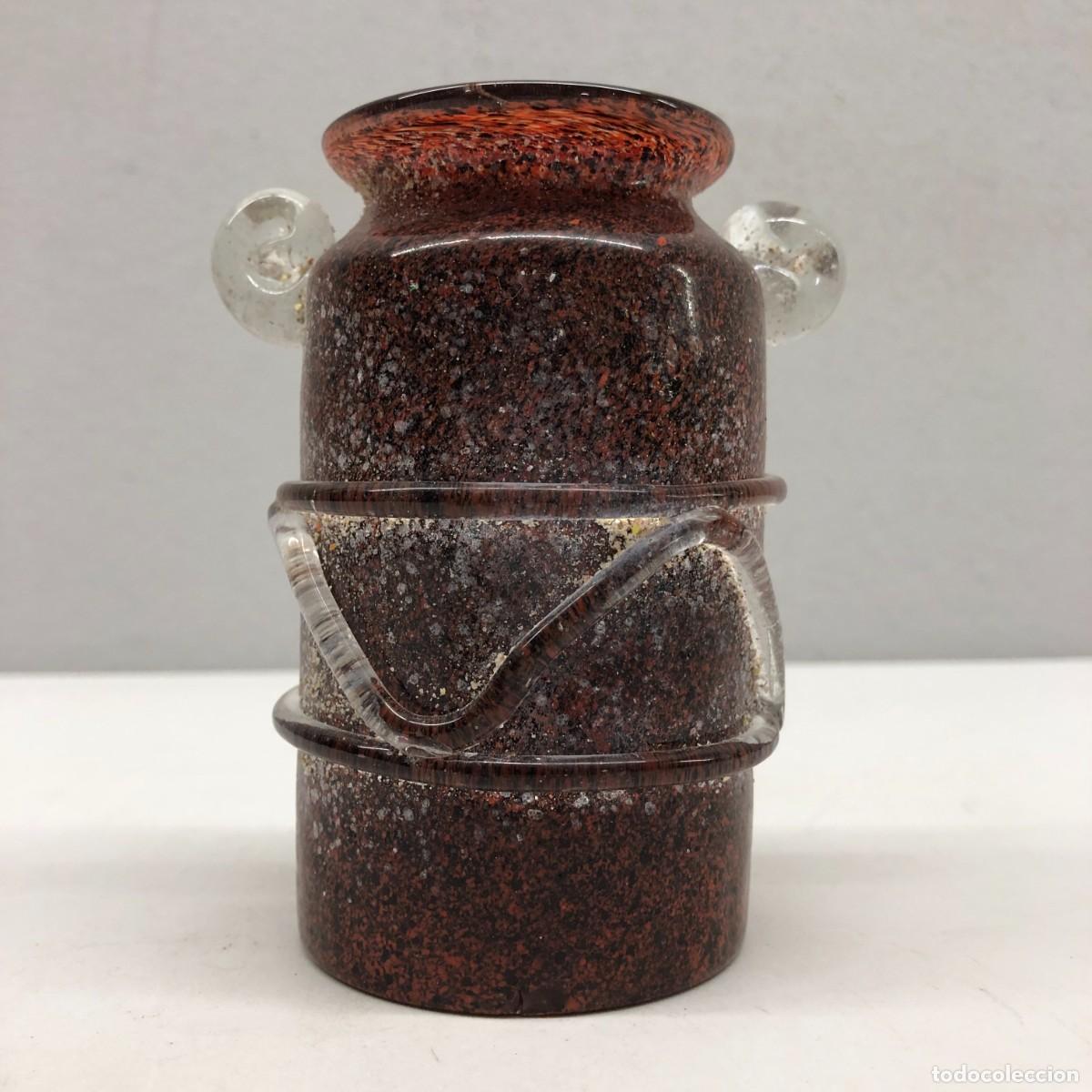 Antig&uuml;edades: PRECIOSO CENTRO DE MESA EN CRISTAL SOPLADO A MANO - M&Uacute;LTIPLES COLORES - 11 X 9 CM / 558