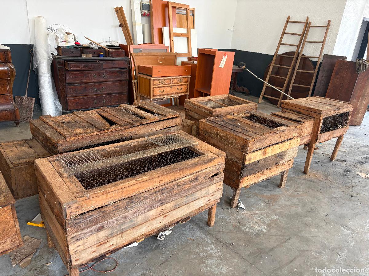 Antig&uuml;edades: Conejeras jaulas para conejos
