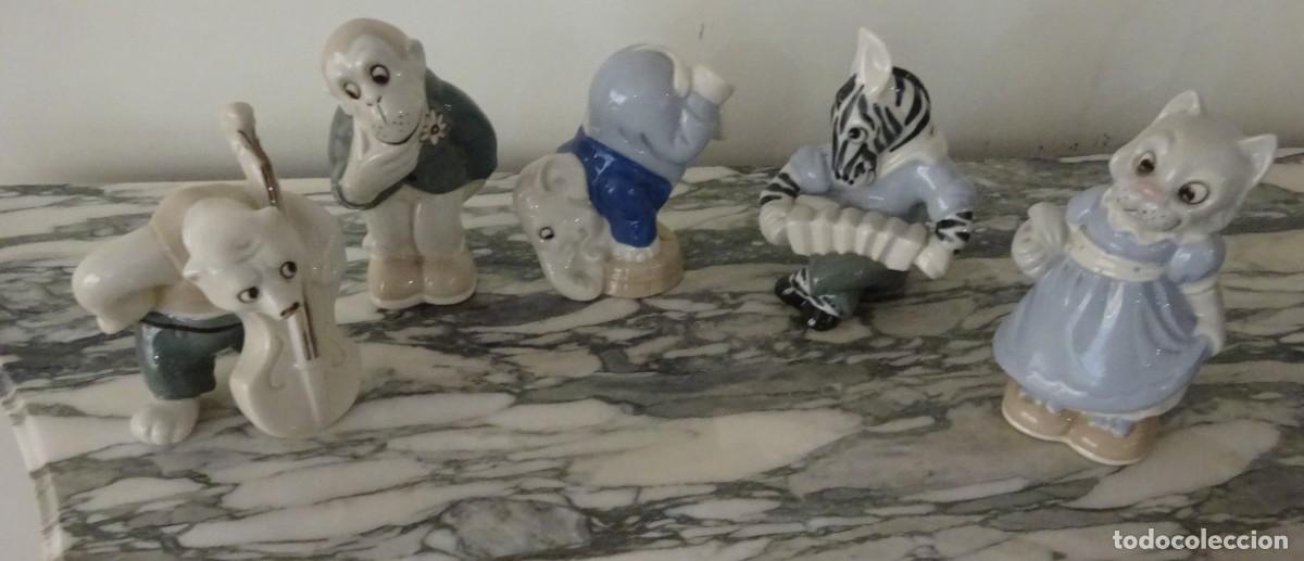 Antig&uuml;edades: ORQUESTA 5 ANIMALES M&Uacute;SICOS, PORCELANA ROYAL DUX BOHEMIA, MADE IN CZECHOSLOVAKIA, A&Ntilde;OS 60-70