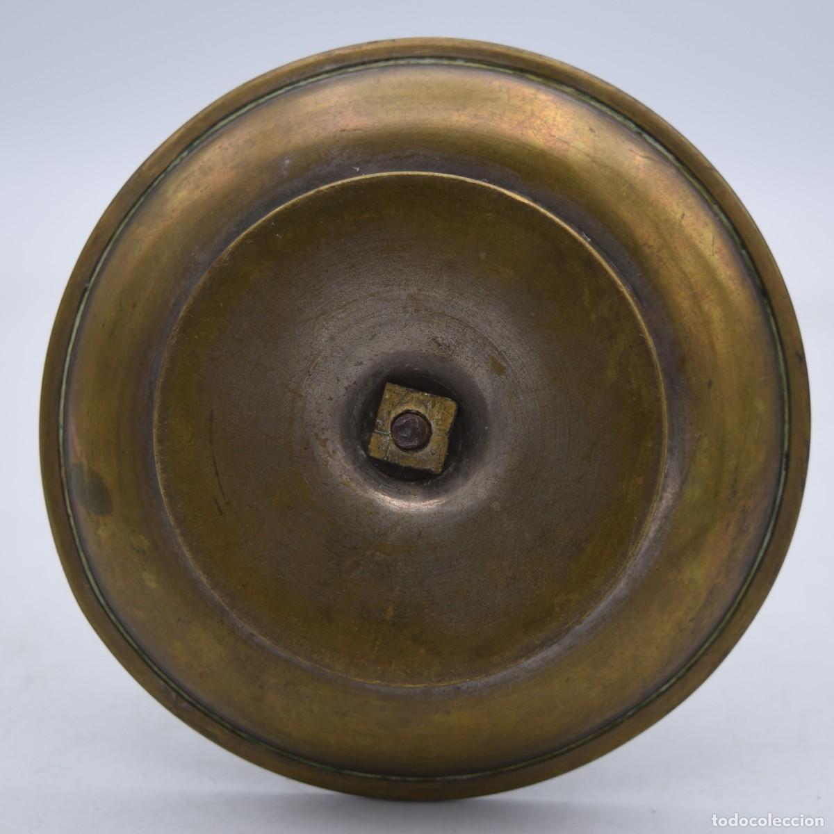 Antig&uuml;edades: Term&oacute;metro de sobremesa de bronce - Foto 9