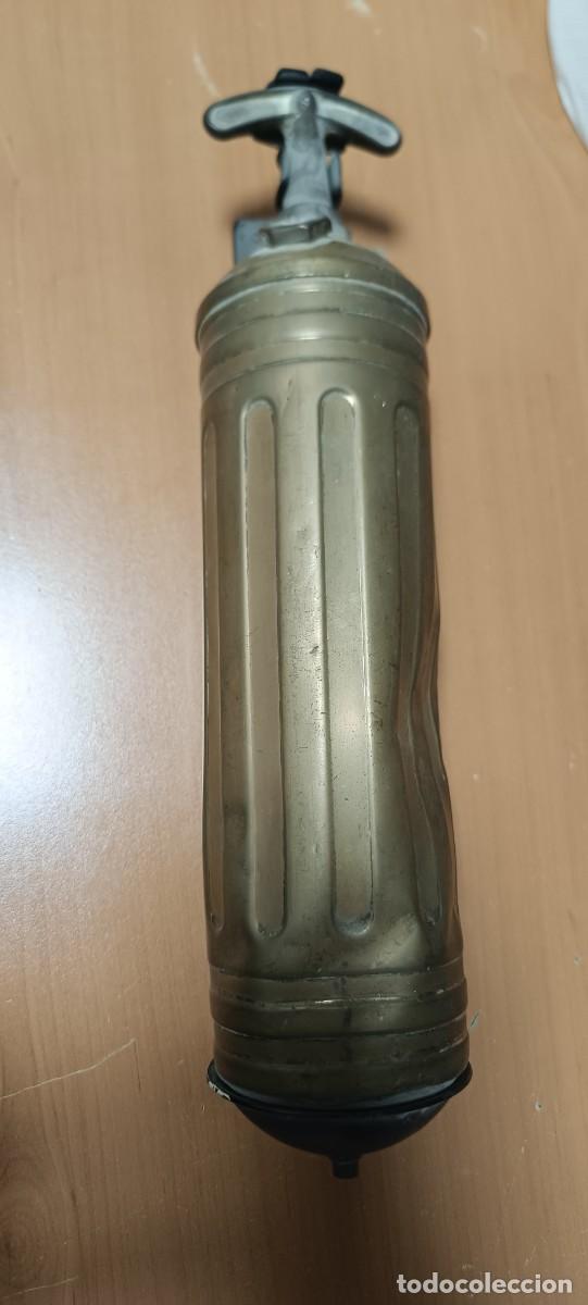 Antig&uuml;edades: ANTIGUO EXTINTOR PYRENE INGLES DE BRONCE - Foto 1