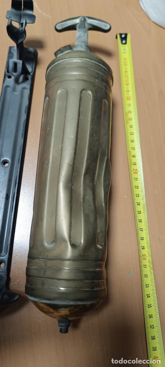 Antig&uuml;edades: ANTIGUO EXTINTOR PYRENE INGLES DE BRONCE - Foto 12