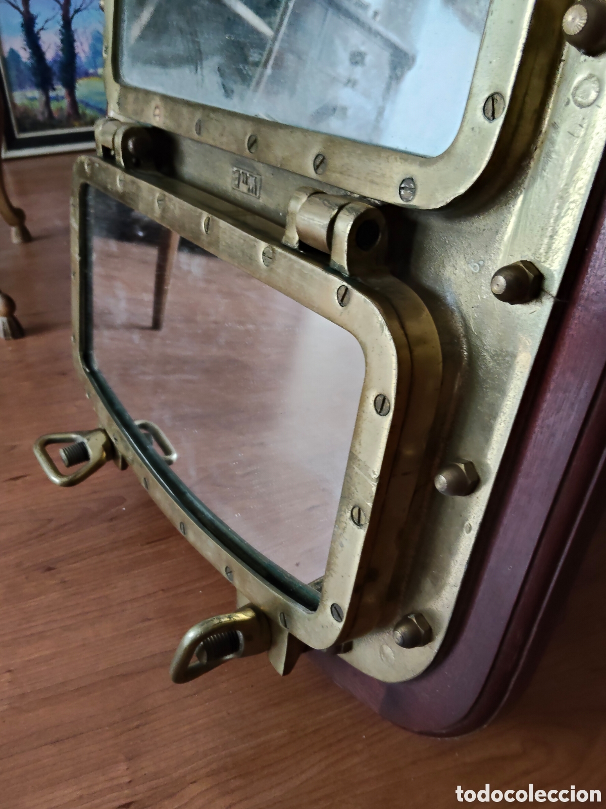 Antig&uuml;edades: Gran Portillo de barco en bronce - Foto 4