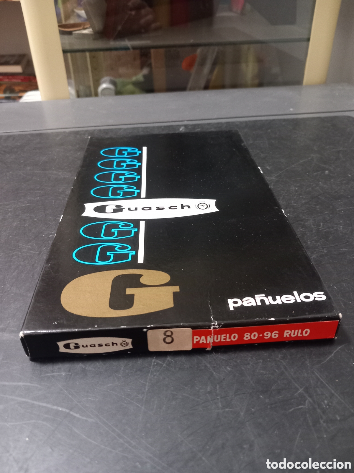 Antig&uuml;edades: ANTIGUOS PA&Ntilde;UELOS GUASCH RULO EN CAJA ORIGINAL A&Ntilde;OS 60 NUEVOS