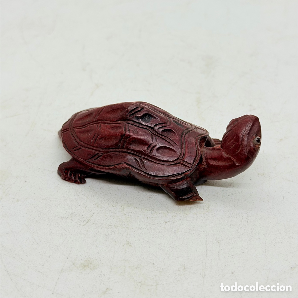 Antig&uuml;edades: Antigua Figura de Madera - Foto 3
