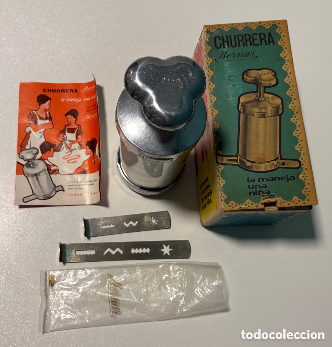 Antiques: (L932) Churrera antigua Bernar (Con caja original) - Completa