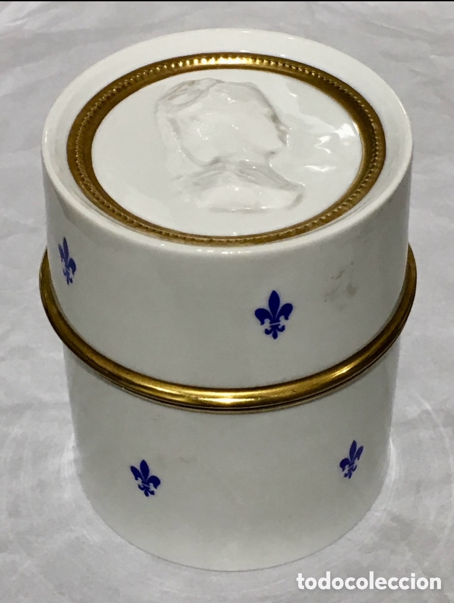Antig&uuml;edades: Bombonera. Porcelana FUSTEMBERG. Alemania. Mid-Century.