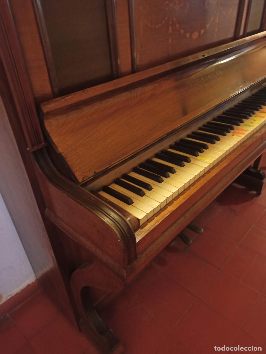 Antig&uuml;edades: Piano de pies Schiedmayer palosanto muy bien exetrior precio incluye envio M