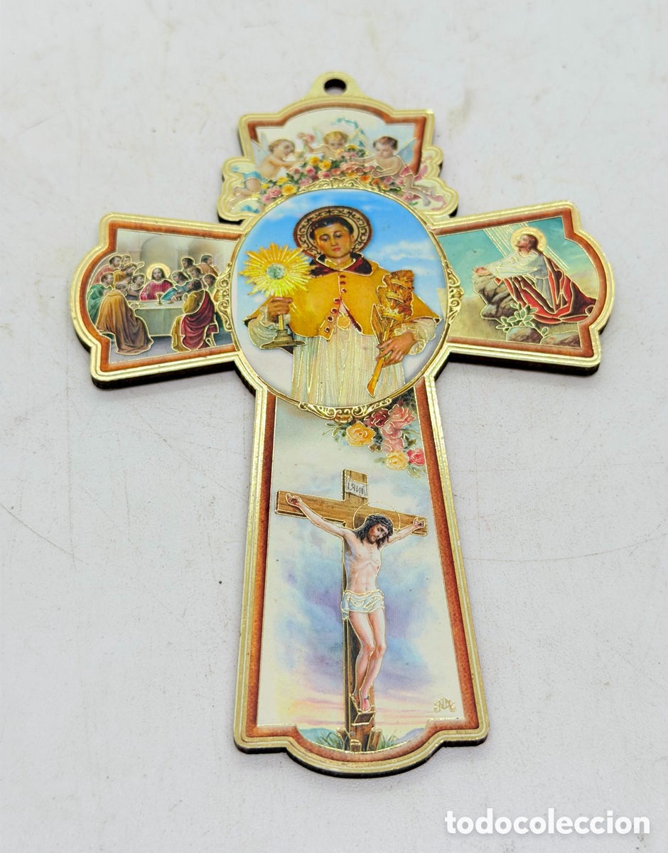 Antig&uuml;edades: Cruz Icono de Madera