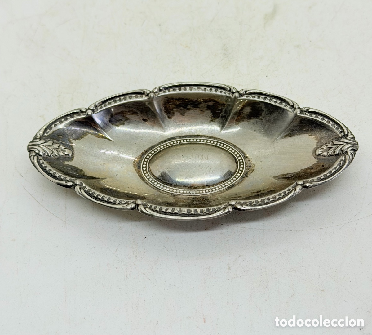 Antig&uuml;edades: Bandeja Plateada de Joyer&iacute;a