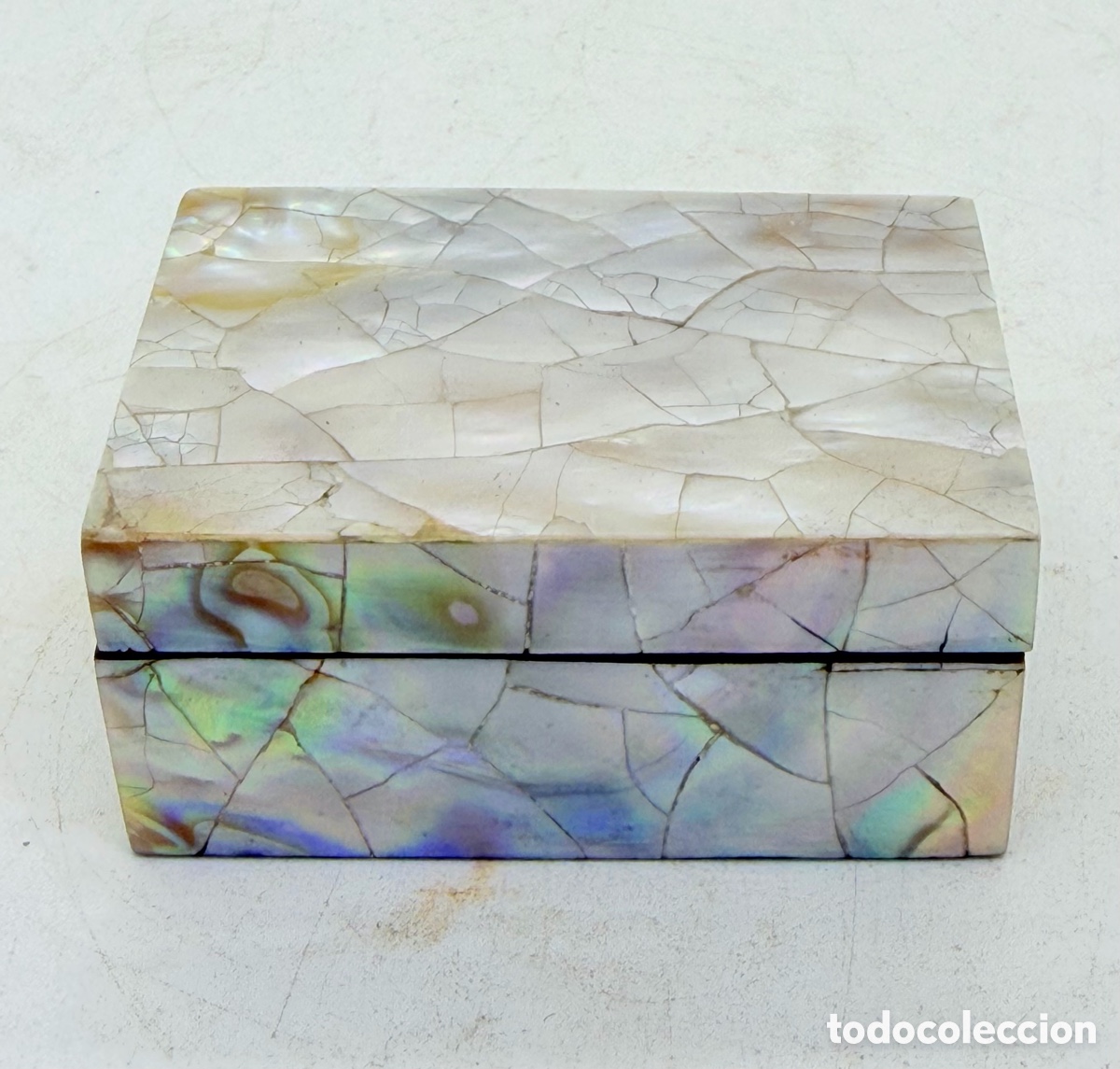 Antiguidades: Antigua Caja de N&aacute;car