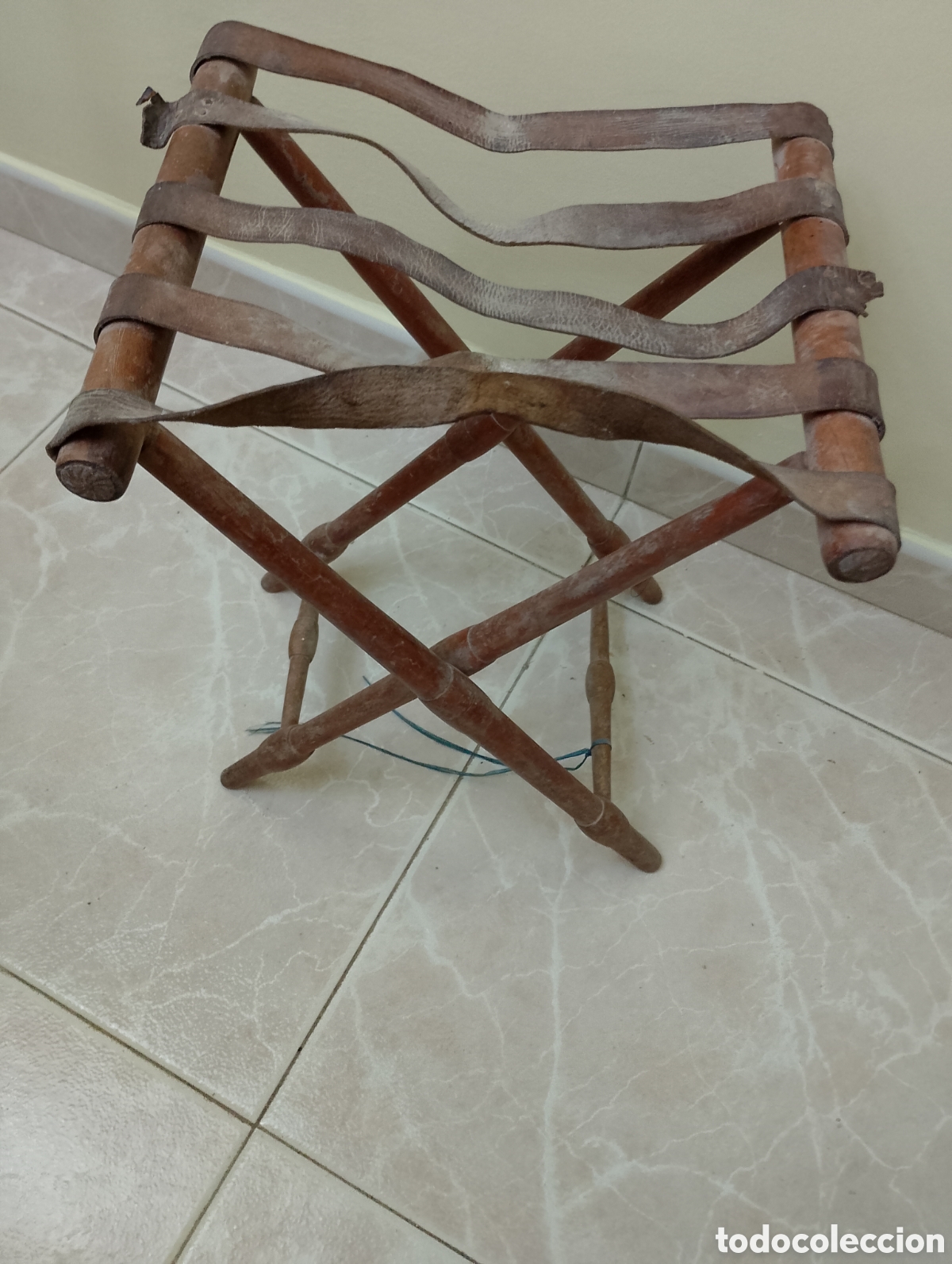 Antig&uuml;edades: Silla plegable antigua