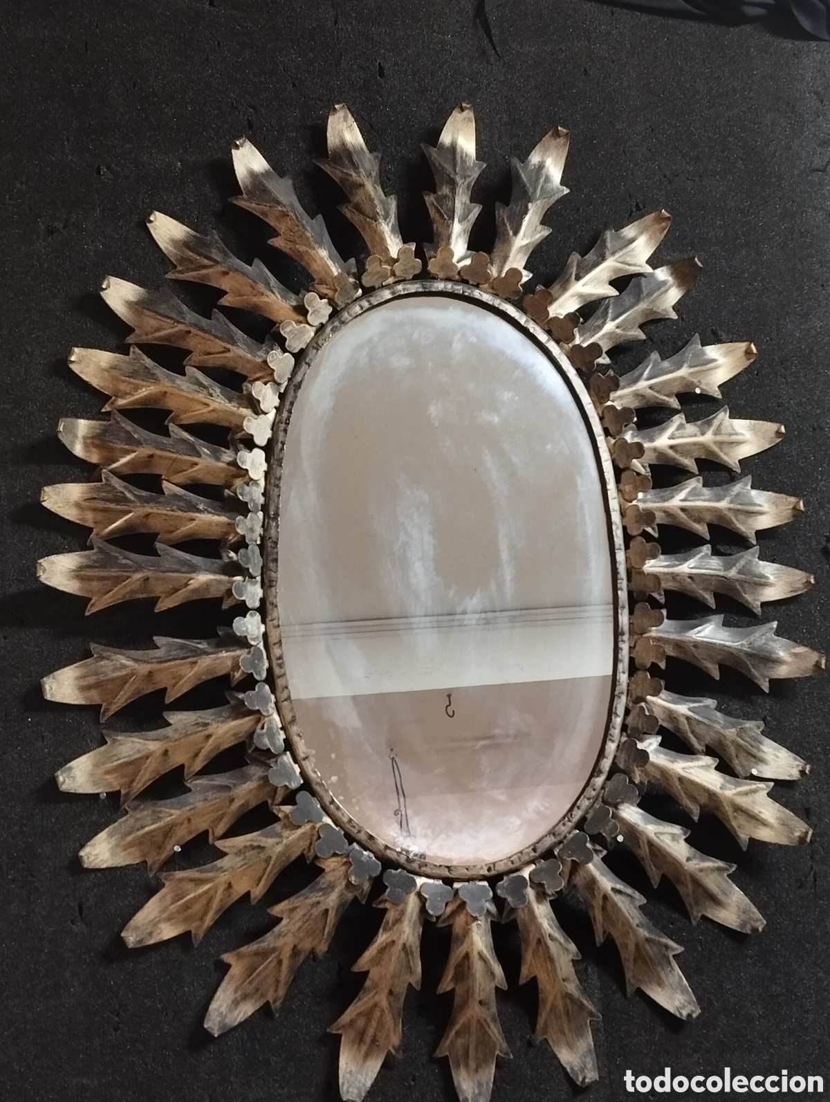 Antig&uuml;edades: Espejo de hierro forjado - Foto 2