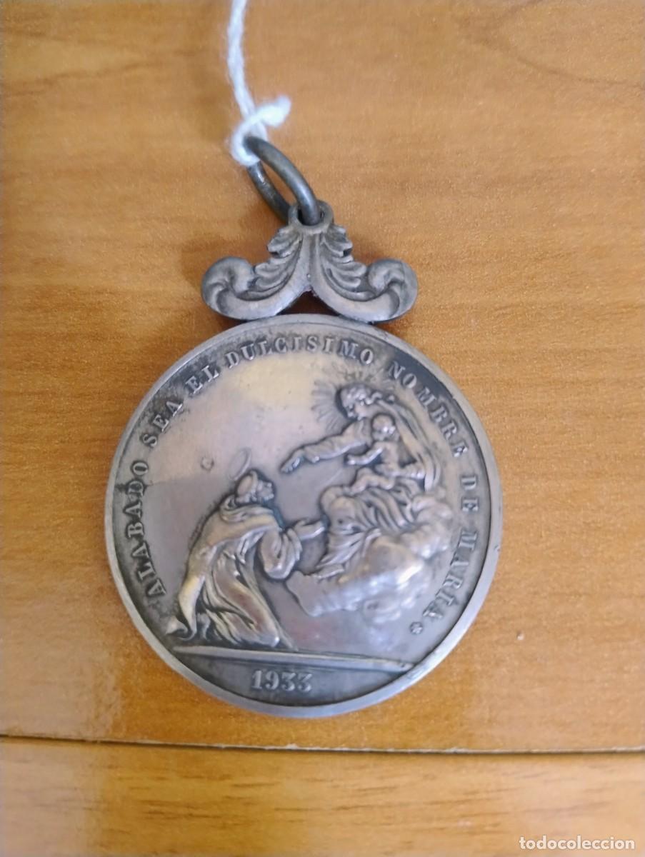 Antiguidades: ANTIGUA MEDALLA DE LA CONGREGACI&Oacute;N DEL AVE MARIA.