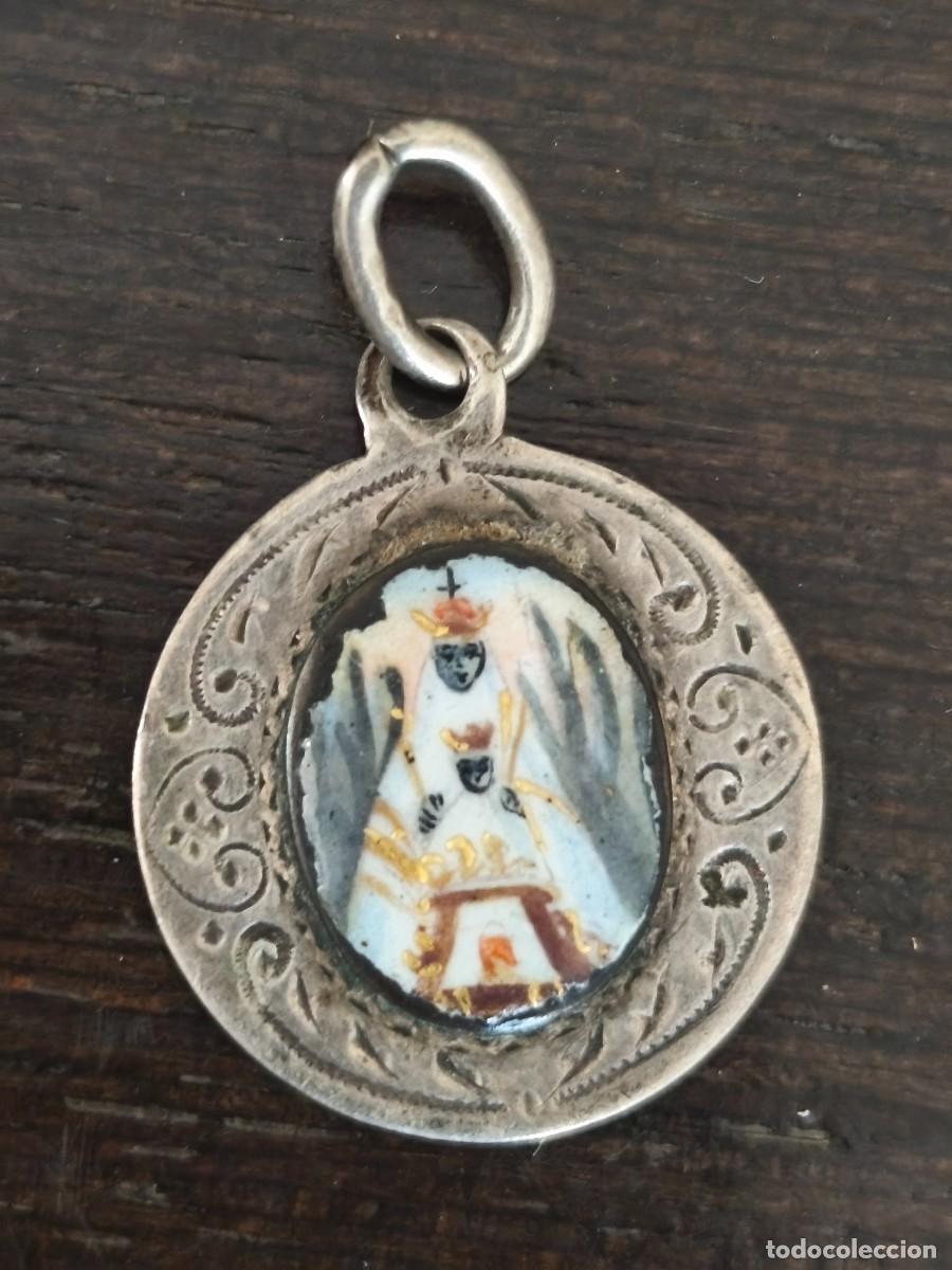 Antiquit&auml;ten: Preciosa medallita de La Virgen de Guadalupe.