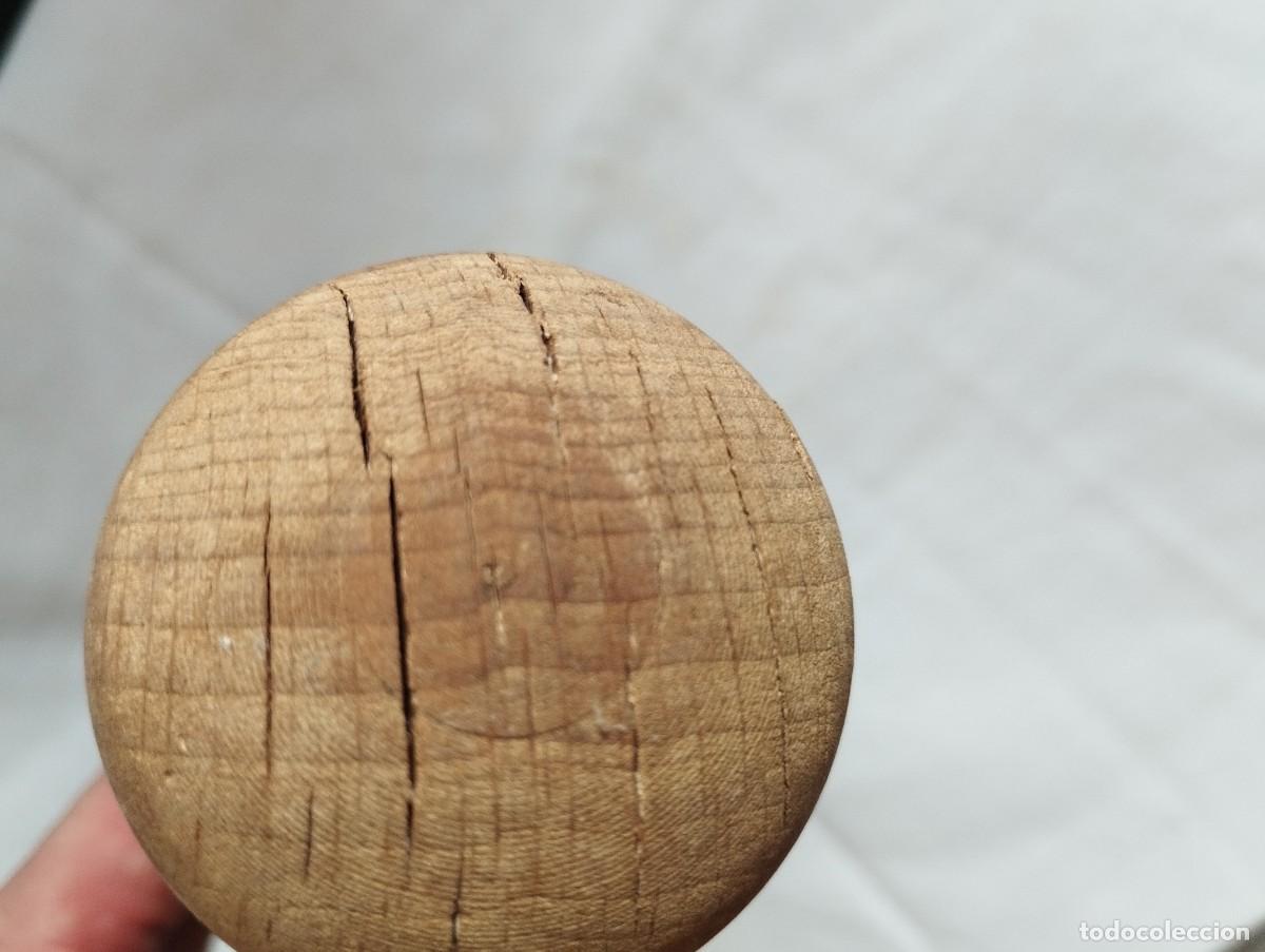 Antig&uuml;edades: Mazo de madera mortero a&ntilde;os 50 - Foto 4