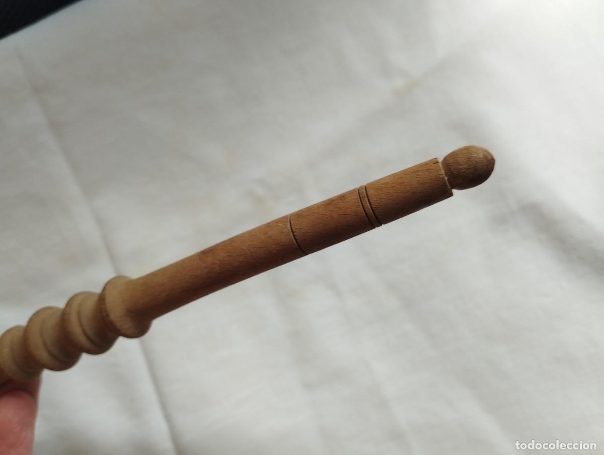 Antig&uuml;edades: Mazo de madera mortero a&ntilde;os 50 - Foto 3