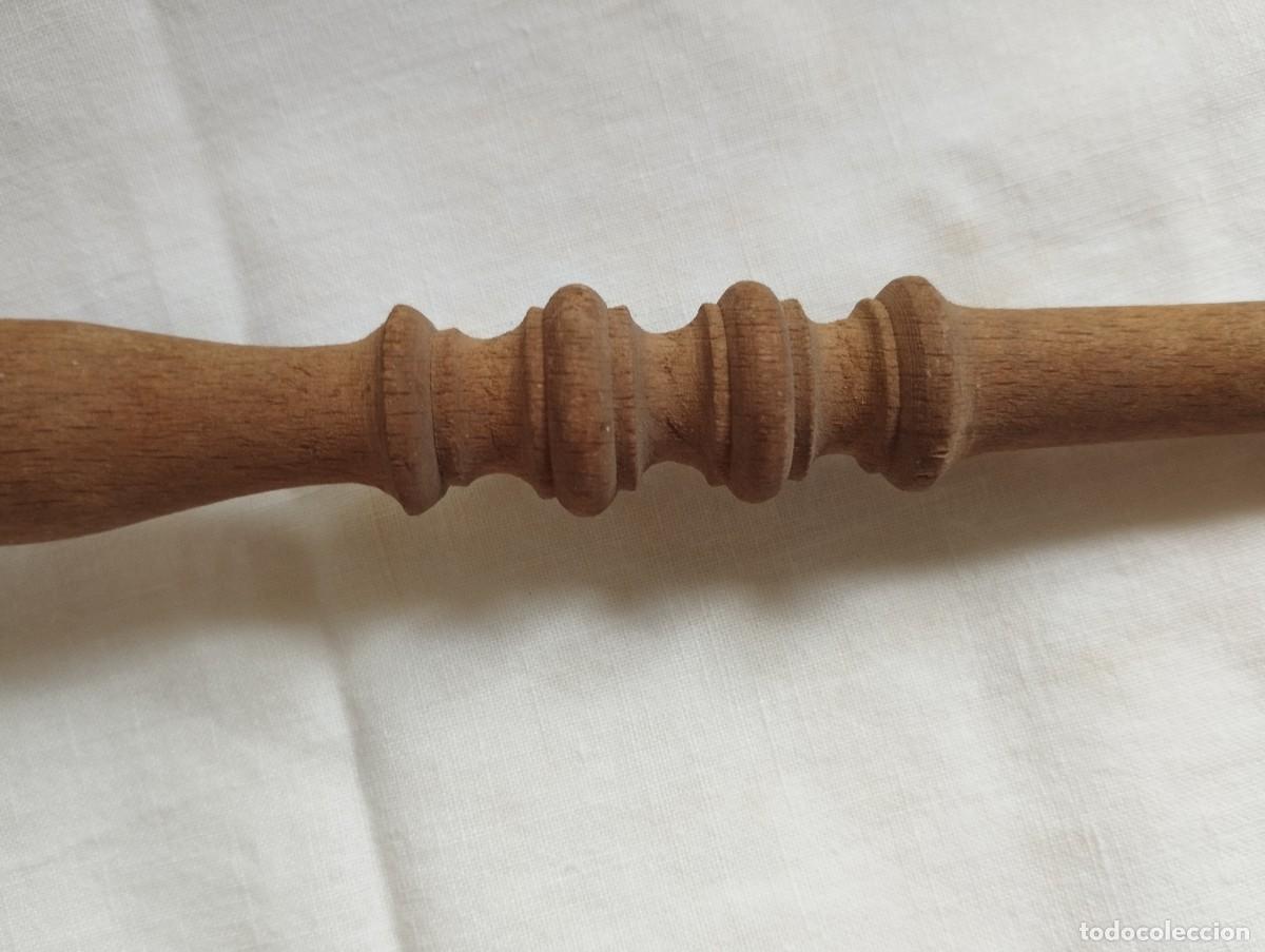 Antig&uuml;edades: Mazo de madera mortero a&ntilde;os 50 - Foto 4