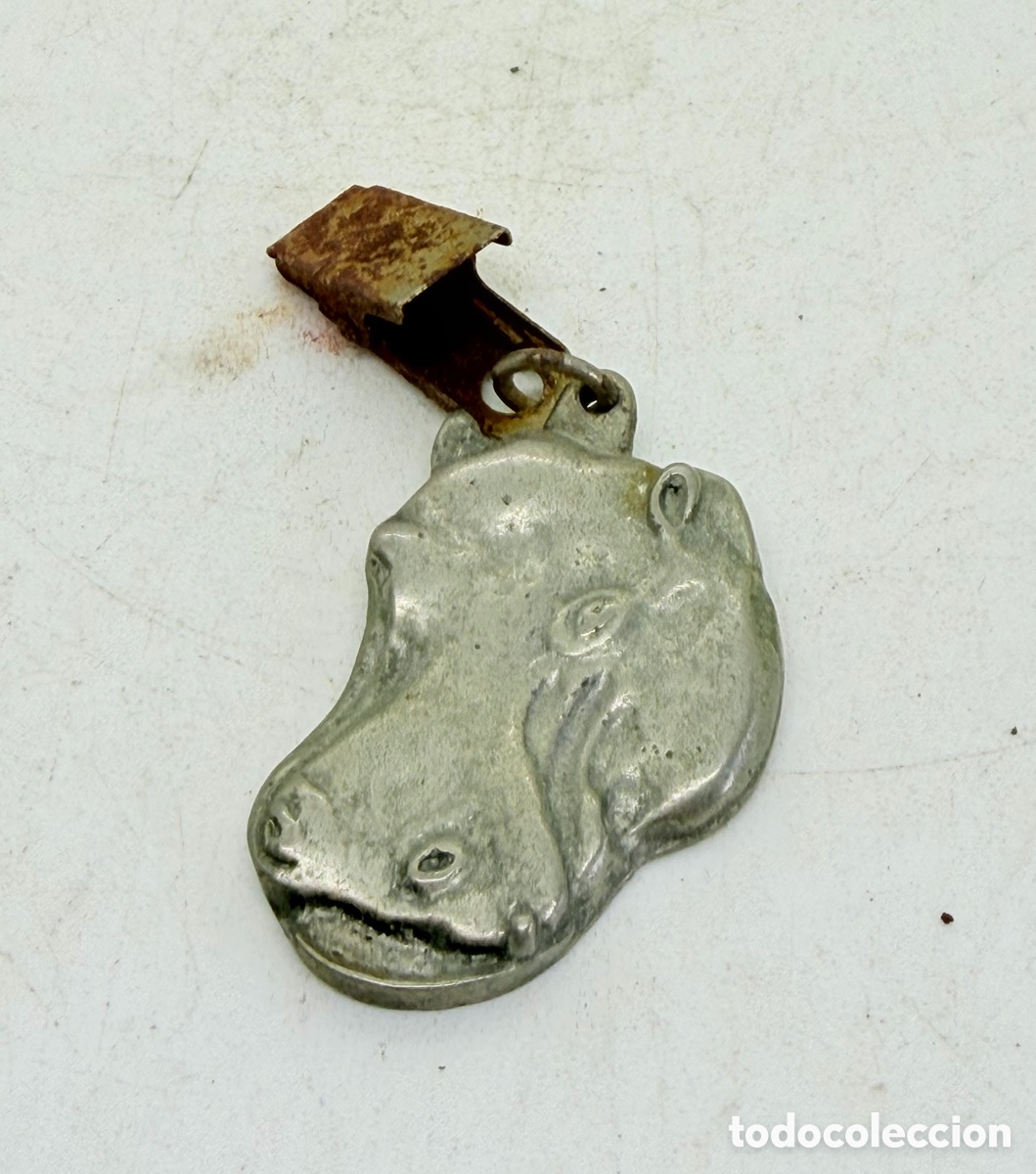 Antig&uuml;edades: Figura Hipop&oacute;tamo Plateado