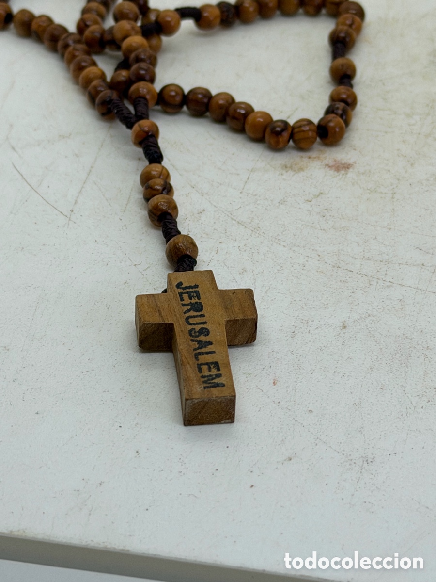 Antig&uuml;edades: Antigua Cruz de Madera Sagrada - Foto 3