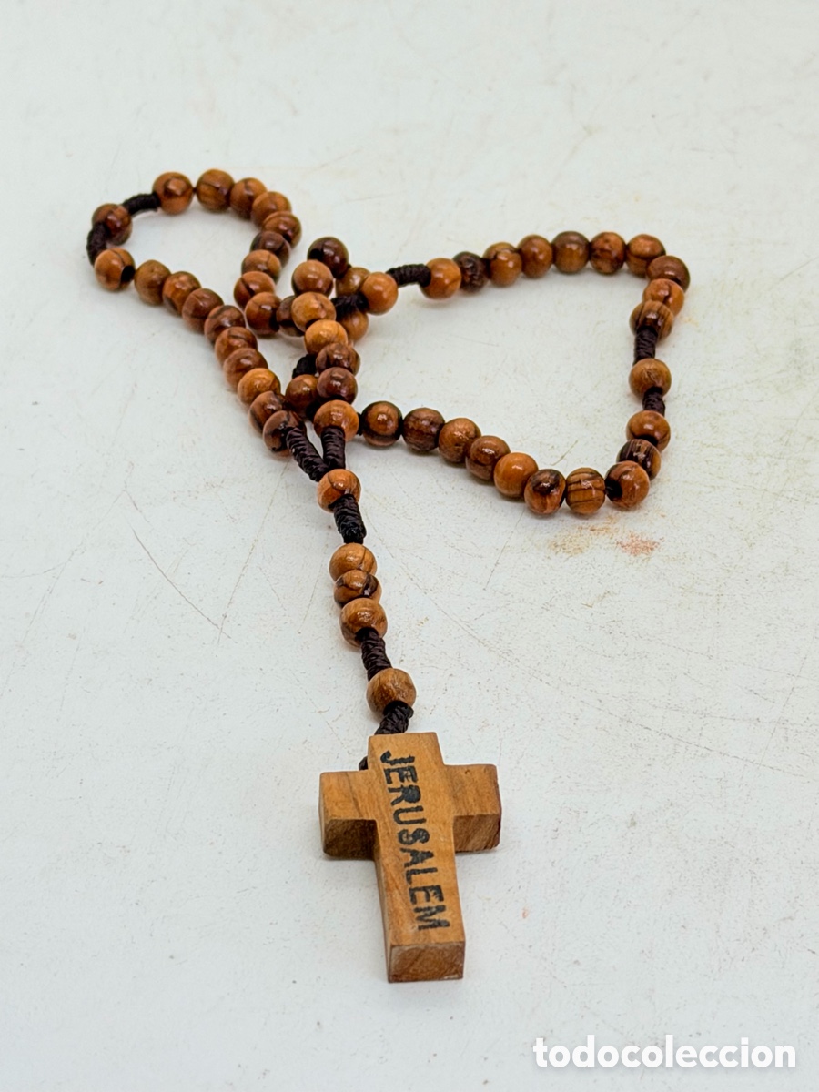 Antiques: Antigua Cruz de Madera Sagrada