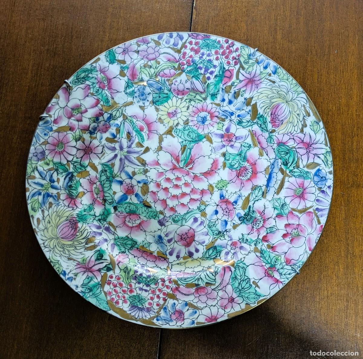 Antig&uuml;edades: Plato de porcelana china de Macao
