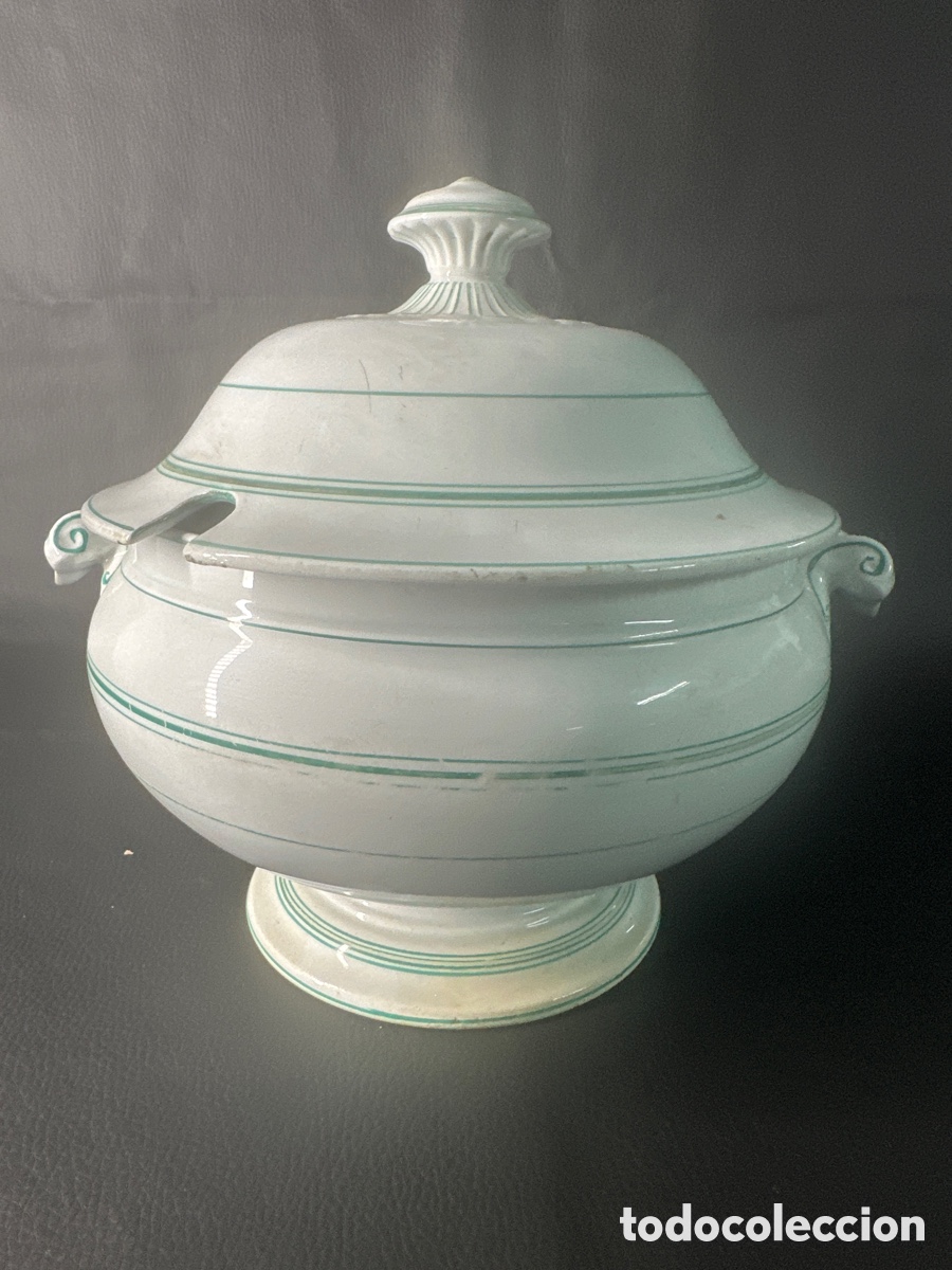 Antiquit&auml;ten: Antigua sopera de ceramica principios siglo XX